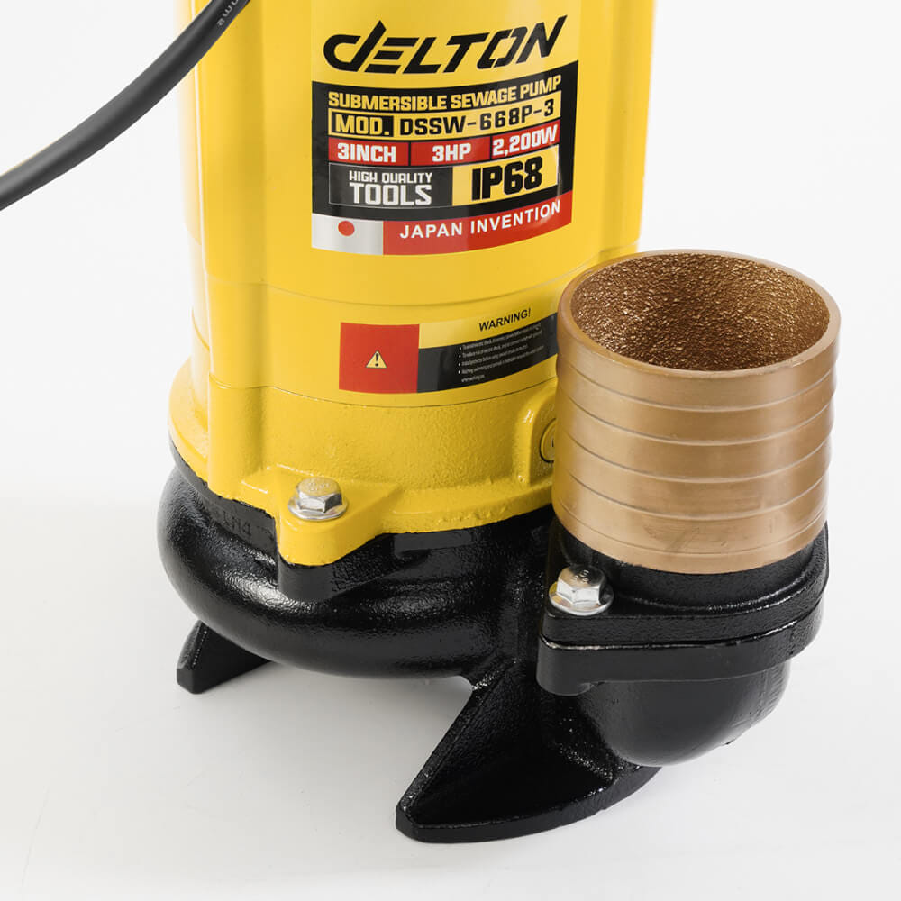 ปั๊มจุ่ม DELTON รุ่น DSSW-668P-3 ขนาด 3 นิ้ว 3HP 2,200W_4